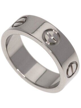 Cartier Love Ring 48 18k White Gold